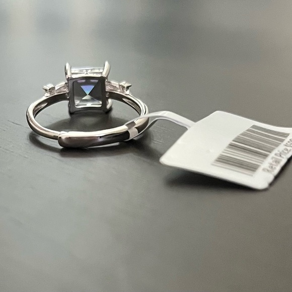 Natural Dark Blue Mist Quartz Ring - Picture 5 of 7